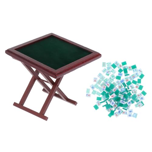 Milisten Mini-Mahjong-Tisch Puppenstuhl und Tisch kleine Puppenstubenmöbel Holzstuhl Mini Puppenhauszubehör Minispielzeug für Mädchen Werkzeuge für Möbeldekoration Holzpuppenhausmöbel Harz Milisten Mini-Mahjong-Tisch Puppenstuhl und Tisch kleine Puppenstubenmöbel Holzstuhl Mini Puppenhauszubehör Minispielzeug für Mädchen Werkzeuge für Möbeldekoration Holzpuppenhausmöbel Harz von Milisten
