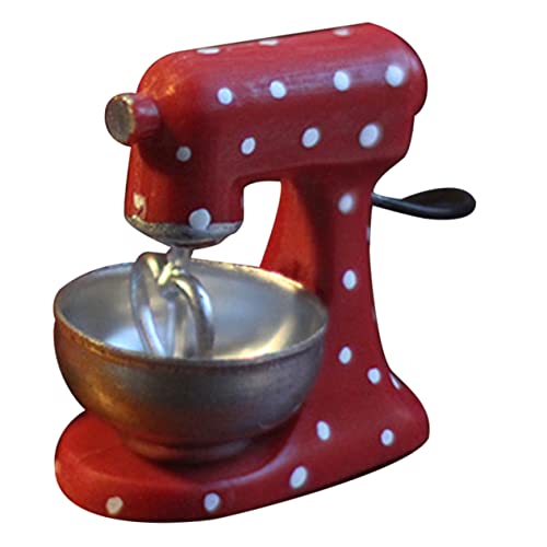 Milisten Mini Mixer Kleiner Mixer Spielküche Küchenmodell Miniatur Küchenzubehör Kleines Küchengerät Küchengerät Modell Küchenmixer Modell Eisenblech von Milisten