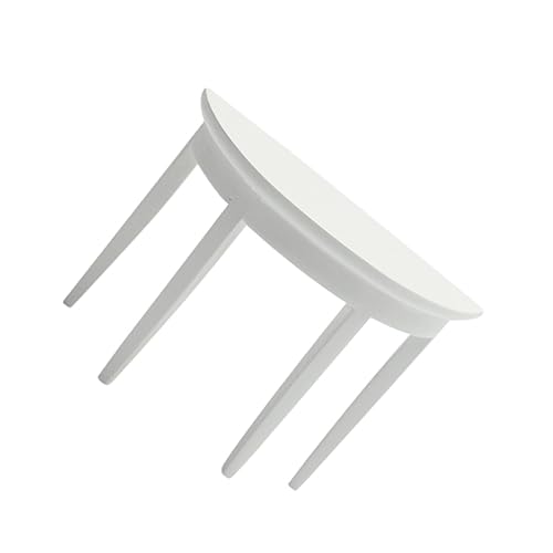 Milisten Mini Möbelmodell Mini Möbel Mini Halbrunder Schreibtisch Puppenmöbel Mini Tischfiguren Mini Einrichtungszubehör Mini Möbel Spielzeughaus Weißes Holz Milisten Mini Möbelmodell Mini Möbel Mini Halbrunder Schreibtisch Puppenmöbel Mini Tischfiguren Mini Einrichtungszubehör Mini Möbel Spielzeughaus Weißes Holz von Milisten