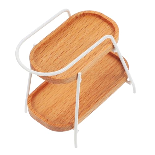 Milisten Mini Möbelmodelle Organizer Miniatur Puppenhaus Aufbewahrung Klein Winzig Für Szenen Kleine Wohnungsregale Regale Sachen Mini Mini Blumentopf Rack Puppenmöbel von Milisten