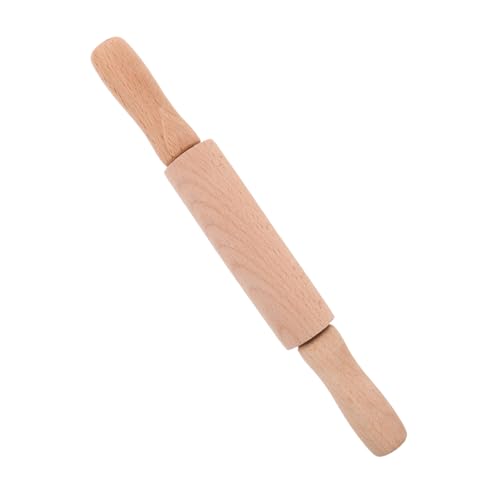 Milisten Mini-Nudelholz Für Kinder, Holz-knetroller Zum Backen Von Gebäck Und Kunsthandwerk, Bequemer Griff Zum Backen Zu Hause Und Als Weihnachtsdekoration, 23 cm von Milisten