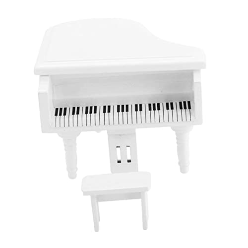 Milisten Mini-Piano-Modell Puppe miniaturmöbel selber Machen Miniaturklavierspielzeug Klavier mini vorgibt Mini Mini-Dekoration kleines Klavier Klavierfigur Holz Weiß Milisten Mini-Piano-Modell Puppe miniaturmöbel selber Machen Miniaturklavierspielzeug Klavier mini vorgibt Mini Mini-Dekoration kleines Klavier Klavierfigur Holz Weiß von Milisten