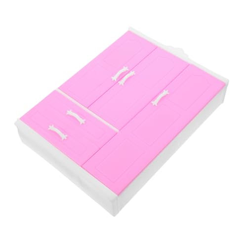 Milisten Mini Princess Garderobe Kleiderschrank Puppenhaus Puppenzubehör-spielset Schrank Für Puppe Puppenhaus-bewegungsschrank Kleiderständer Nachttische Rosa Plastik Milisten Mini Princess Garderobe Kleiderschrank Puppenhaus Puppenzubehör-spielset Schrank Für Puppe Puppenhaus-bewegungsschrank Kleiderständer Nachttische Rosa Plastik von Milisten