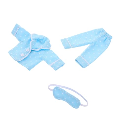 Milisten Mini Puppen Schlafanzug Baumwoll Puppenkleidung mit Verspieltem Muster Detailreiche Verarbeitung Passgenaue Mini Outfits für DIY Doll Kleidung Zubehör Milisten Mini Puppen Schlafanzug Baumwoll Puppenkleidung mit Verspieltem Muster Detailreiche Verarbeitung Passgenaue Mini Outfits für DIY Doll Kleidung Zubehör von Milisten