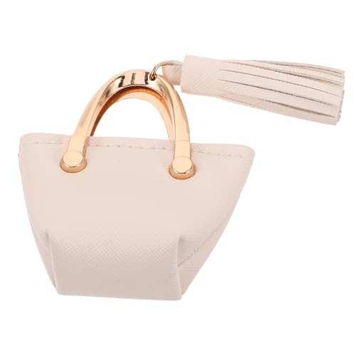 Milisten Mini Puppenhandtasche Weiches Zubehör Für Puppen Stilvolles Und Modisches Handtaschen Design Für Puppenhaus Dekoration Und Outfitwechsel Weißes von Milisten