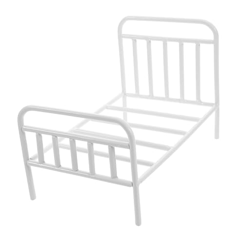 Milisten Mini Puppenhausbett mit Charmantem Design für Kinderzimmer Weißes Puppenbett für Kreative Spielstunden Ergänzt Puppenhausmöbel und Fördert die Fantasie für Kleine Prinzessinnen Milisten Mini Puppenhausbett mit Charmantem Design für Kinderzimmer Weißes Puppenbett für Kreative Spielstunden Ergänzt Puppenhausmöbel und Fördert die Fantasie für Kleine Prinzessinnen von Milisten