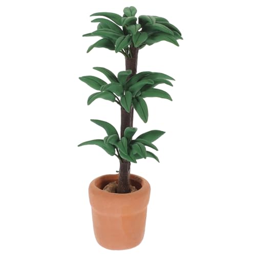Milisten Miniatur Künstliche Pflanzen Für Dekoration Potted Plant Grünpflanze Für Projekte Für Spielzeug Und Mini- von Milisten