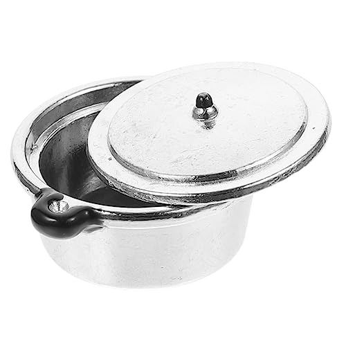 Milisten Miniatur Topf Spielzeug Dekorative Küchenaccessoires Für Puppenhäuser Realistische Und Langlebige Mini Kochgeschirr Ornamente Für Szenen Und Sammlungen von Milisten