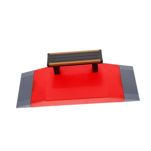 Milisten Mini Skate Park Ramp Modular Skateboard mit Flexiblen Komponenten für Erwachsene für Kreative Gestaltung und Fingerboarding Training von Milisten