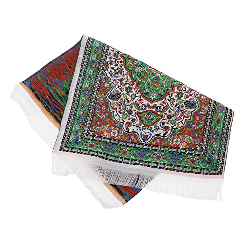 Milisten Mini-Teppich Puppenhausteppich Mini - Miniaturteppich Puppenhaus-Layout Kleines Hauszubehör Kleines Hausdekor Simuliertes Teppichdekor Mini-hausbedarf Mini House Prop Tuch von Milisten