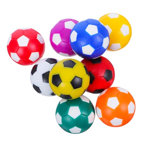 Milisten Mini Tischfußball Ersatzbälle Farben Kunststoff Kugeln für Tischkicker Spiel Erwachsene Party Schulwettbewerb Favor von Milisten