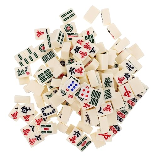 Milisten Mini Tragbares Mahjong Set Kleine Spielsteine mit Würfeln Glatte Oberfläche Leicht zu Reinigen für Reisen Freizeit Familienfeiern und Partyspaß Milisten Mini Tragbares Mahjong Set Kleine Spielsteine mit Würfeln Glatte Oberfläche Leicht zu Reinigen für Reisen Freizeit Familienfeiern und Partyspaß von Milisten