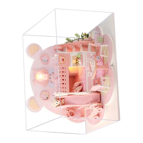 Milisten Mini Villa Modell Bausatz für DIY Mini für Geburtstagsgeschenke ohne Batterie Kreatives Bastelset Milisten Mini Villa Modell Bausatz für DIY Mini für Geburtstagsgeschenke ohne Batterie Kreatives Bastelset von Milisten