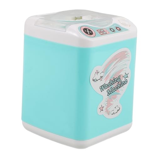 Milisten Mini Spielzeug Waschmaschine Für Makeup Pinsel Und Schwämme Automatische Elektrische Reinigung Makaron Design Pädagogisches Spielzeug Für Mädchen Und Frauen von Milisten