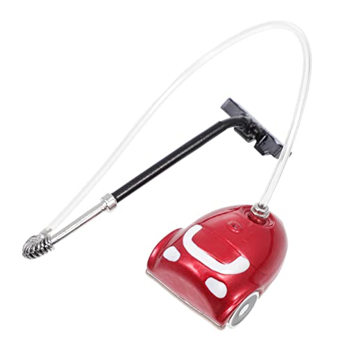 Milisten Mini- puppenhauszubehör mini mini waschsauger mini Sauger Hausreinigung Staubsammler-Modell Mini-Hausverzierung Kinderspielzeug Zinklegierung rot von Milisten
