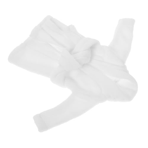 Milisten Miniatur Bademantel für Puppen Elegantes Weißes Outfit Festliches Accessoire für Puppen Stilvoller Langer Bademantel Milisten Miniatur Bademantel für Puppen Elegantes Weißes Outfit Festliches Accessoire für Puppen Stilvoller Langer Bademantel von Milisten