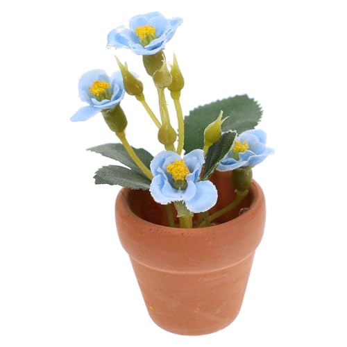 Milisten Miniatur Blumenbonsai für Puppenhaus Künstliche Pflanze Kleiner Topfpflanze für Garten und Hausgestaltung Milisten Miniatur Blumenbonsai für Puppenhaus Künstliche Pflanze Kleiner Topfpflanze für Garten und Hausgestaltung von Milisten