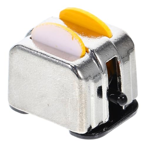 Milisten Kleiner Toaster Modell für Puppenhäuser Metallornament Miniatur Brotbackautomat Zubehör für Küchen Dekoration Milisten Kleiner Toaster Modell für Puppenhäuser Metallornament Miniatur Brotbackautomat Zubehör für Küchen Dekoration von Milisten