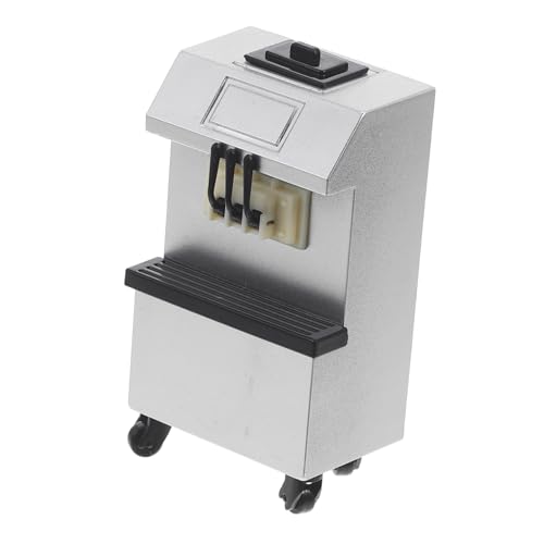 Milisten Miniatur Eismaschine Modell für Puppenhaus DIY Küchenzubehör Dekorative Miniatur für Häuser Realistische Eismaschine für Kreative Szenen Handgefertigte Ornamente von Milisten