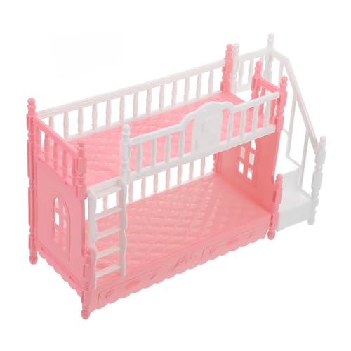 Milisten Miniatur Etagenbett für Puppenhaus Modell mit Leiter Zubehör für Puppenschlafzimmer Ergänzung für Mini Häuser und Kreative Kinderzimmer Dekoration Milisten Miniatur Etagenbett für Puppenhaus Modell mit Leiter Zubehör für Puppenschlafzimmer Ergänzung für Mini Häuser und Kreative Kinderzimmer Dekoration von Milisten