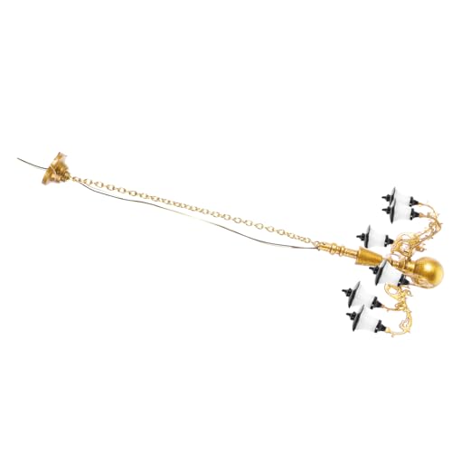 Milisten Miniatur Hängelampe für Puppenhäuser Goldene und Schwarze LED Beleuchtung Warmweißes Licht für Wohnzimmer und Garten Verarbeitung Langlebig Milisten Miniatur Hängelampe für Puppenhäuser Goldene und Schwarze LED Beleuchtung Warmweißes Licht für Wohnzimmer und Garten Verarbeitung Langlebig von Milisten