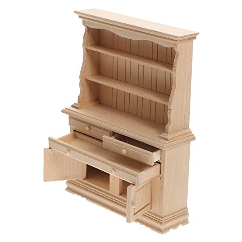 Milisten Miniatur Holzschrank für Puppenhaus Detailreiches Miniaturmöbel DIY Miniatur Bücherregal und Aufbewahrungsschrank Geeignet für Miniaturhäuser und Kreative Bastelsets Milisten Miniatur Holzschrank für Puppenhaus Detailreiches Miniaturmöbel DIY Miniatur Bücherregal und Aufbewahrungsschrank Geeignet für Miniaturhäuser und Kreative Bastelsets von Milisten