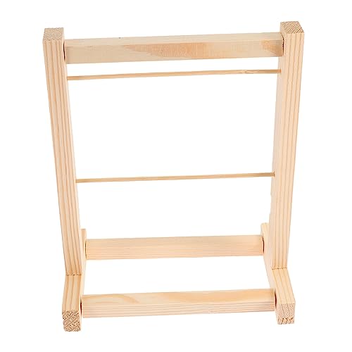 Milisten Miniatur Kleiderständer Puppenkleidung Organizer Doppelstöckig Glatte Oberfläche für Puppenzimmer Spielzeugaufbewahrung und Accessoire Milisten Miniatur Kleiderständer Puppenkleidung Organizer Doppelstöckig Glatte Oberfläche für Puppenzimmer Spielzeugaufbewahrung und Accessoire von Milisten
