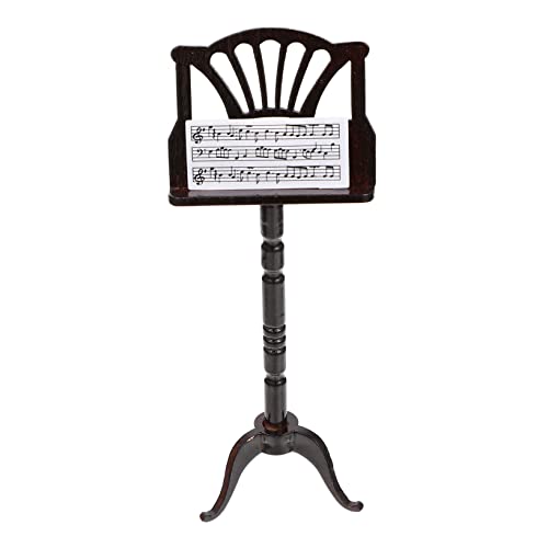 Milisten Miniatur Musikständer für Farbenfrohes Miniaturhaus Kreatives Musikspielzeug Fantasie Attraktives Design Geeignet für Jungen und Mädchen von Milisten