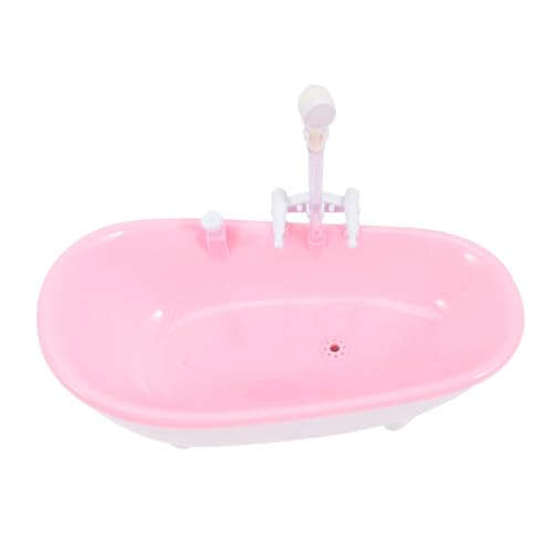 Milisten Miniatur Puppenbadewanne mit Wassersprüher Elektrische Spritzfunktion Langlebiges Badespielzeug für Kreatives Mini Badezimmer Zubehör für Spiel und Dekoration Milisten Miniatur Puppenbadewanne mit Wassersprüher Elektrische Spritzfunktion Langlebiges Badespielzeug für Kreatives Mini Badezimmer Zubehör für Spiel und Dekoration von Milisten