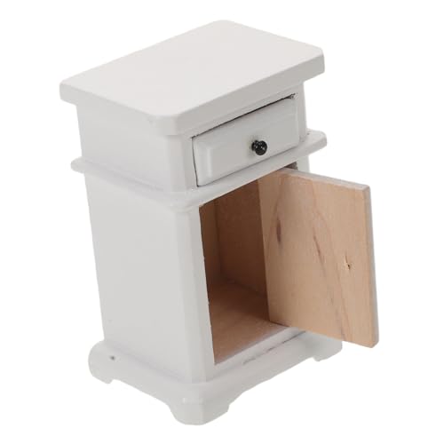 Milisten Nachttisch Für Puppenhaus Aus Holz Maßstab Miniatur-Schlafzimmer-Tisch Mit Aufbewahrungsschrank Für Puppenhaus-Dekoration Und Kreatives Spielen Milisten Nachttisch Für Puppenhaus Aus Holz Maßstab Miniatur-Schlafzimmer-Tisch Mit Aufbewahrungsschrank Für Puppenhaus-Dekoration Und Kreatives Spielen von Milisten