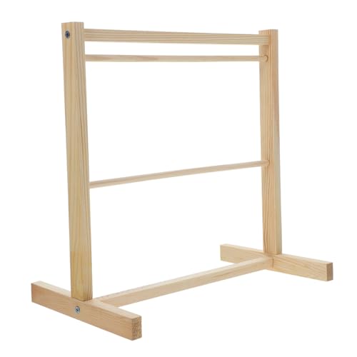 Milisten Miniatur Puppenkleiderständer aus Robustem Holz Vielseitig Einsetzbar als Trockengestell Display und Aufbewahrung für Puppenkleidung Einfach zu Montieren für Puppenhaus Zubehör Milisten Miniatur Puppenkleiderständer aus Robustem Holz Vielseitig Einsetzbar als Trockengestell Display und Aufbewahrung für Puppenkleidung Einfach zu Montieren für Puppenhaus Zubehör von Milisten