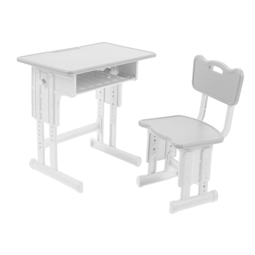 Milisten Miniatur Schulmöbel Set Realistischer Puppenhaus Schreibtisch und Stuhl Platzsparendes Lernspielzeug für Fördert Kreativität und Spielerisches Lernen Zuhause und Unterwegs Milisten Miniatur Schulmöbel Set Realistischer Puppenhaus Schreibtisch und Stuhl Platzsparendes Lernspielzeug für Fördert Kreativität und Spielerisches Lernen Zuhause und Unterwegs von Milisten