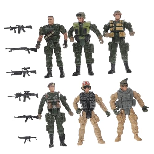 Milisten Miniatur Soldatenmodelle Teilig mit Terror Militärfiguren Realistische Mini Soldatenfiguren aus Kunststoff für Sandtisch Sammlungen und Kinderspielzeug von Milisten