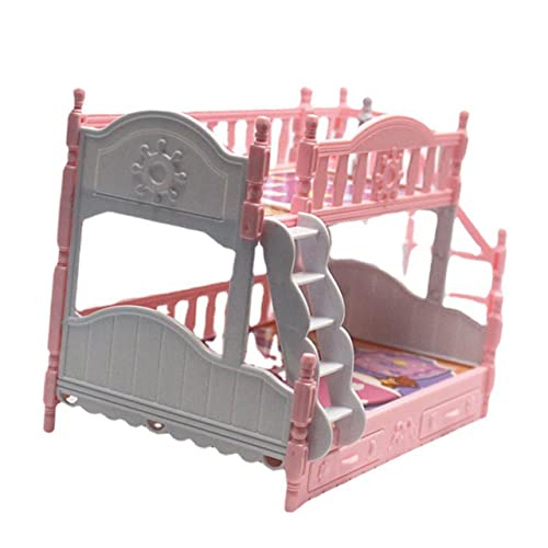 Milisten Miniaturbettmodell für Puppenhaus Doppelstockbett aus Stilvolle Mini Dekoration für DIY und Puppenhauszubehör Kreative Spielwelten Milisten Miniaturbettmodell für Puppenhaus Doppelstockbett aus Stilvolle Mini Dekoration für DIY und Puppenhauszubehör Kreative Spielwelten von Milisten