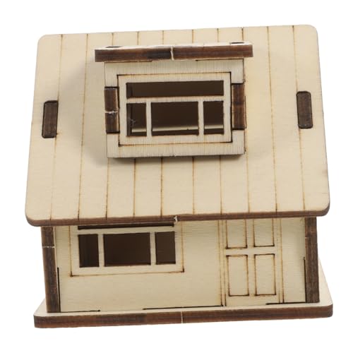 Milisten Miniaturhaus Winziger Mini-hausbausatz DIY Holzpuzzlehaus Mini-holzhaus Hausmodell Miniatur-hausbaumodell Zusammenbau Eines Kleinen Hauspuzzles Haus-modellbausatz Khaki Hölzern Milisten Miniaturhaus Winziger Mini-hausbausatz DIY Holzpuzzlehaus Mini-holzhaus Hausmodell Miniatur-hausbaumodell Zusammenbau Eines Kleinen Hauspuzzles Haus-modellbausatz Khaki Hölzern von Milisten