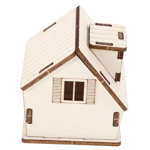 Milisten Miniaturholzhausmodell Lernpuzzles aus Holz Miniatur-Gebäudemodell Mini- Holz zum Basteln Miniaturhaus Kit Modelszene Spielzeughaus Miniaturhäuser zum Basteln hölzern Beige Milisten Miniaturholzhausmodell Lernpuzzles aus Holz Miniatur-Gebäudemodell Mini- Holz zum Basteln Miniaturhaus Kit Modelszene Spielzeughaus Miniaturhäuser zum Basteln hölzern Beige von Milisten