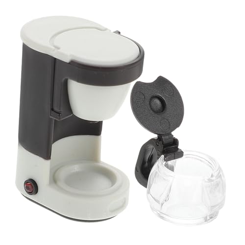 Milisten Miniaturisierte Kaffeemaschine für Puppenhäuser Küchengerät für Rollenspiele und Dekoration von Milisten
