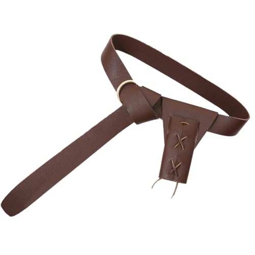 Milisten Mittelalterlicher Schwertgürtel und Frosch aus Leichtem Kunstleder Ergonomischer Halter für Stabile Griffkontrolle für Halloween Kostüm Cosplay und Fantasy Events Praktische Milisten Mittelalterlicher Schwertgürtel und Frosch aus Leichtem Kunstleder Ergonomischer Halter für Stabile Griffkontrolle für Halloween Kostüm Cosplay und Fantasy Events Praktische von Milisten