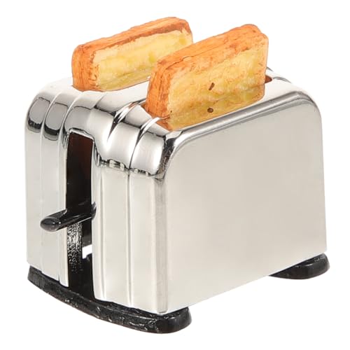 Milisten Modell Brotmaschine Toaster simuliertes Brotbackautomatenmodell Toaster Playset Mini-Toaster- für Küchengeräte Brotmaschine Metall Milisten Modell Brotmaschine Toaster simuliertes Brotbackautomatenmodell Toaster Playset Mini-Toaster- für Küchengeräte Brotmaschine Metall von Milisten