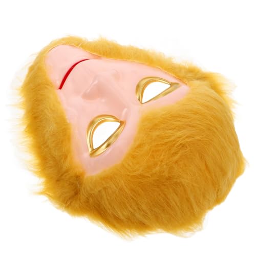 Milisten Monkey King Maske Wukong Kostüm Maske Realistische Vollkopf Tiermaske für Erwachsene für Halloween Cosplay und Rollenspiele von Milisten