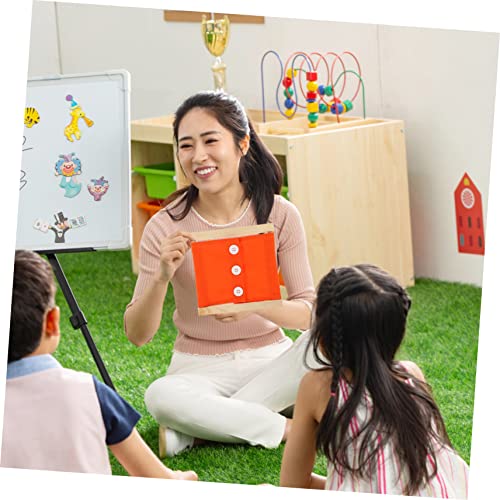 Milisten Montessori Busy Board Pädagogisches Anziehspielzeug mit Großen Knöpfen Feinmotorisches Lernspiel für Kleinkinder Sensorisches Übungsbrett für Vorschulkinder Sicheres Activity Board Milisten Montessori Busy Board Pädagogisches Anziehspielzeug mit Großen Knöpfen Feinmotorisches Lernspiel für Kleinkinder Sensorisches Übungsbrett für Vorschulkinder Sicheres Activity Board von Milisten
