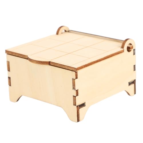 Milisten Montessori Holz Brettspiel Tragbar Puzzle Spiel Lernspielzeug Logiktraining Familienspiel Party Milisten Montessori Holz Brettspiel Tragbar Puzzle Spiel Lernspielzeug Logiktraining Familienspiel Party von Milisten