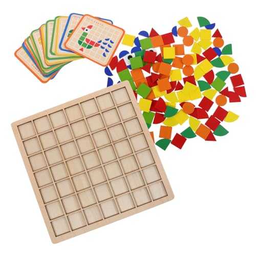Milisten Montessori Holzspielzeug Teiliges Geometrische Formen Holzpuzzle Fördert Kreativität und Logisches für Kleinkinder Vorschule Milisten Montessori Holzspielzeug Teiliges Geometrische Formen Holzpuzzle Fördert Kreativität und Logisches für Kleinkinder Vorschule von Milisten