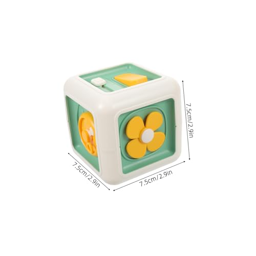 Milisten Montessori Lernwürfel für Kleinkinder Sechseitiger Busy Cube mit Motorischer Kognitive und Räumliche Entwicklung Frühkindliches Lernspielzeug für von Milisten