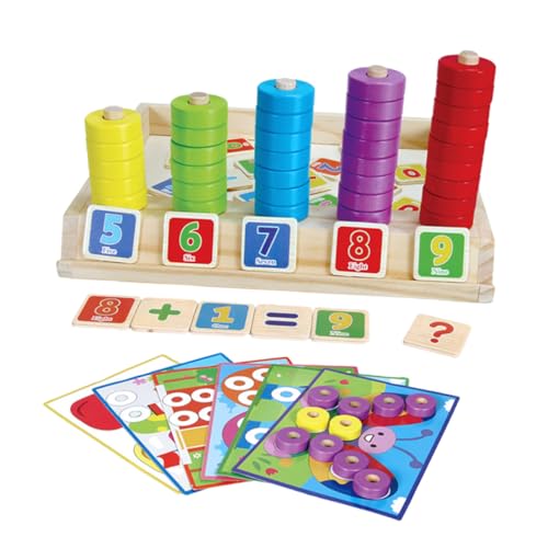 Milisten Multifunktionales Holzbaustein Mathe Puzzle Lernspielzeug für Pädagogisch Farbig Fördert Logisches Denken Feinmotorik und Farberkennung für Jungen und Mädchen Milisten Multifunktionales Holzbaustein Mathe Puzzle Lernspielzeug für Pädagogisch Farbig Fördert Logisches Denken Feinmotorik und Farberkennung für Jungen und Mädchen von Milisten