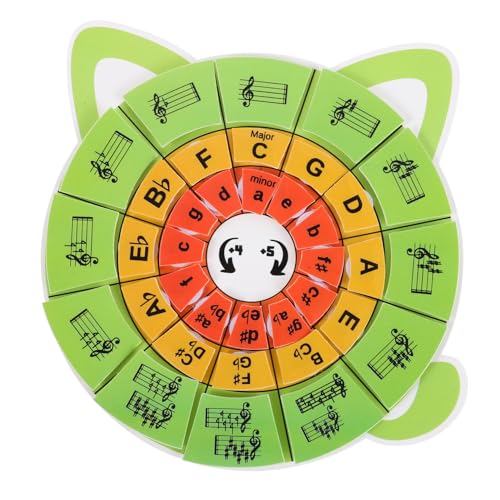 Milisten Musik Flashcards Circle of Fifths Wheel Piano Noten Rhythmus Pocket Cards Lernspielzeug für Anfänger Musiktheorie Unterrichtswerkzeug Milisten Musik Flashcards Circle of Fifths Wheel Piano Noten Rhythmus Pocket Cards Lernspielzeug für Anfänger Musiktheorie Unterrichtswerkzeug von Milisten