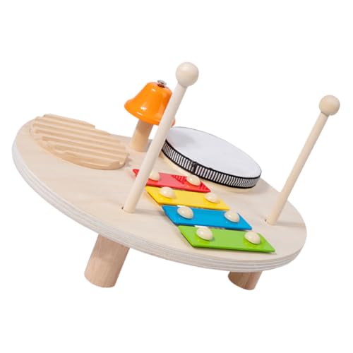 Milisten Musikinstrument Holzspielzeug für Pädagogisches Xylophon und Schlagtrommel Sicher und Langlebig Fördert Kognitive Fähigkeiten und Motorische Entwicklung Milisten Musikinstrument Holzspielzeug für Pädagogisches Xylophon und Schlagtrommel Sicher und Langlebig Fördert Kognitive Fähigkeiten und Motorische Entwicklung von Milisten