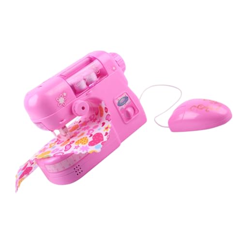 Milisten Nähmaschine mini nähmaschine basteln für Kinderspielzeug Nähmaschine Nähen Mini-Nähmaschine als tragbare Nähmaschine handgeführt Stoff Rosa von Milisten