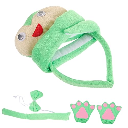 Milisten Niedliches Schlangen Kostüm Set für Tierkopf Haarreifen Schleife und Handschuhen für Halloween Themenpartys und Festliche Verkleidungen Milisten Niedliches Schlangen Kostüm Set für Tierkopf Haarreifen Schleife und Handschuhen für Halloween Themenpartys und Festliche Verkleidungen von Milisten