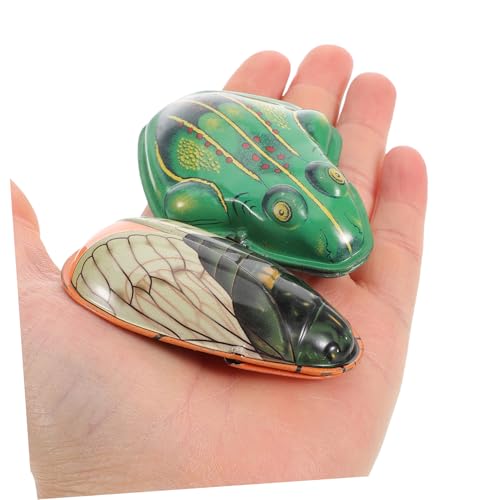 Milisten Nostalgisches Blechspielzeug Frosch und Detailgetreue Miniaturmodelle als Vintage Dekoration und Sammlerstücke Lebensechte Retro Figuren für Schreibtisch und Kinderzimmer Milisten Nostalgisches Blechspielzeug Frosch und Detailgetreue Miniaturmodelle als Vintage Dekoration und Sammlerstücke Lebensechte Retro Figuren für Schreibtisch und Kinderzimmer von Milisten